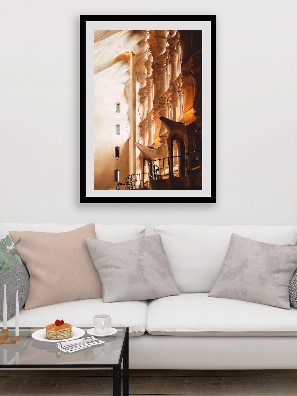 Light and Dark in Sagrada Familia Photo Print - Photography