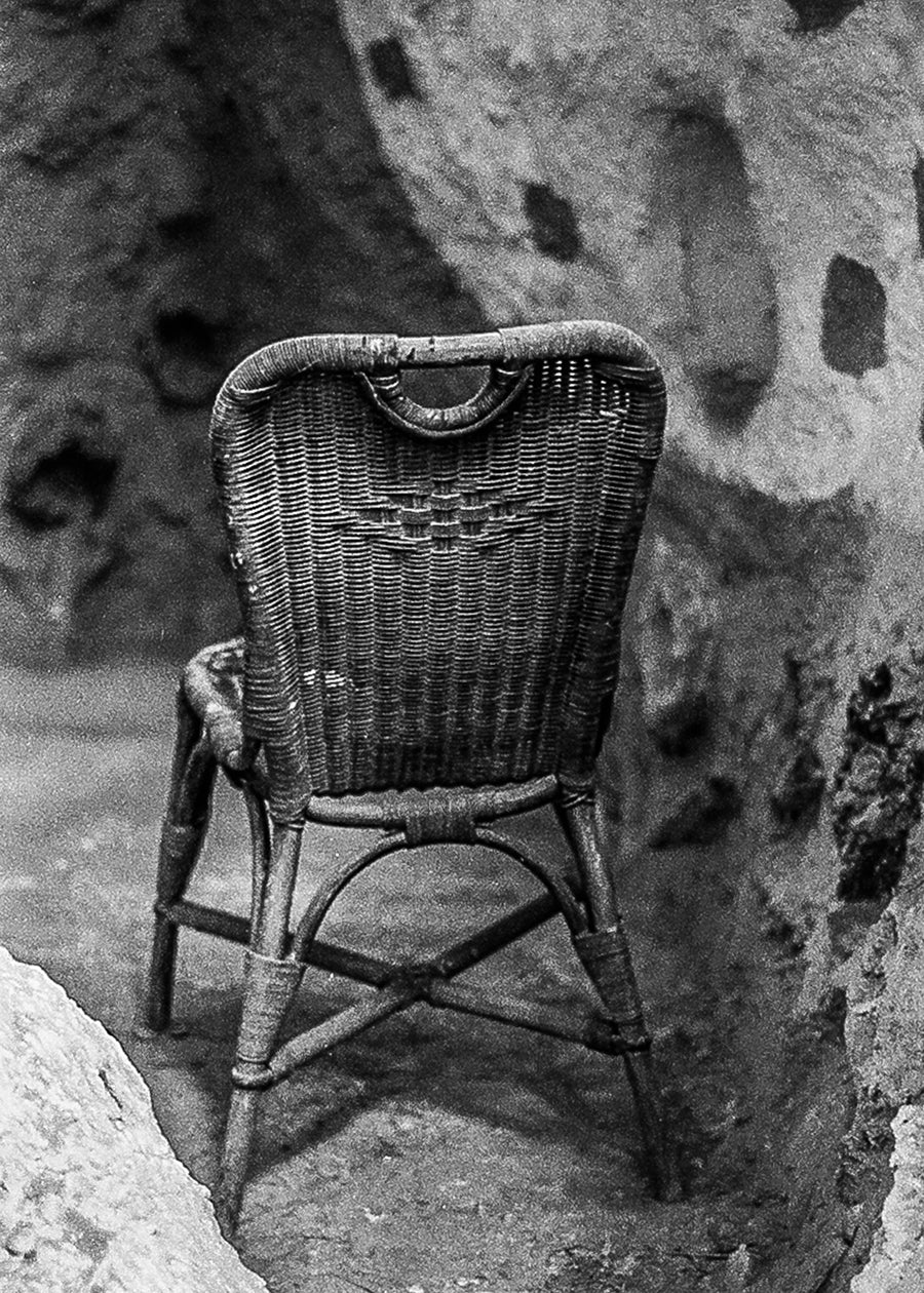 Wicker Chair Salvation Mountain California Wall Art Print -