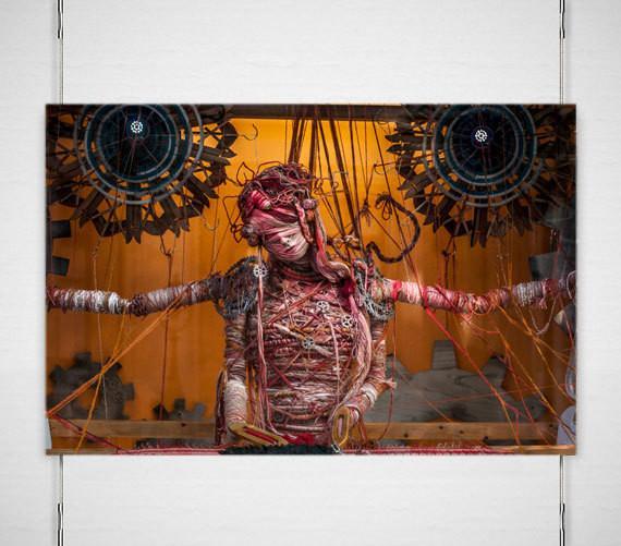 Seamstress Steampunk Gothic Wall Art Fashionista Gift