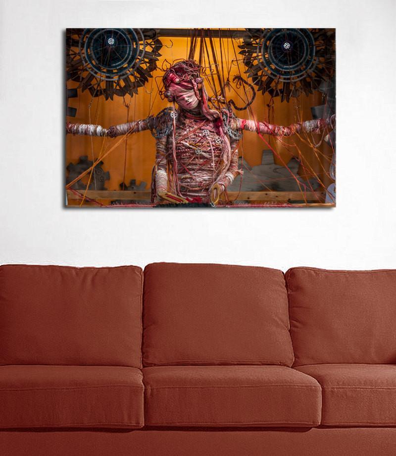 Seamstress Steampunk Gothic Wall Art Fashionista Gift