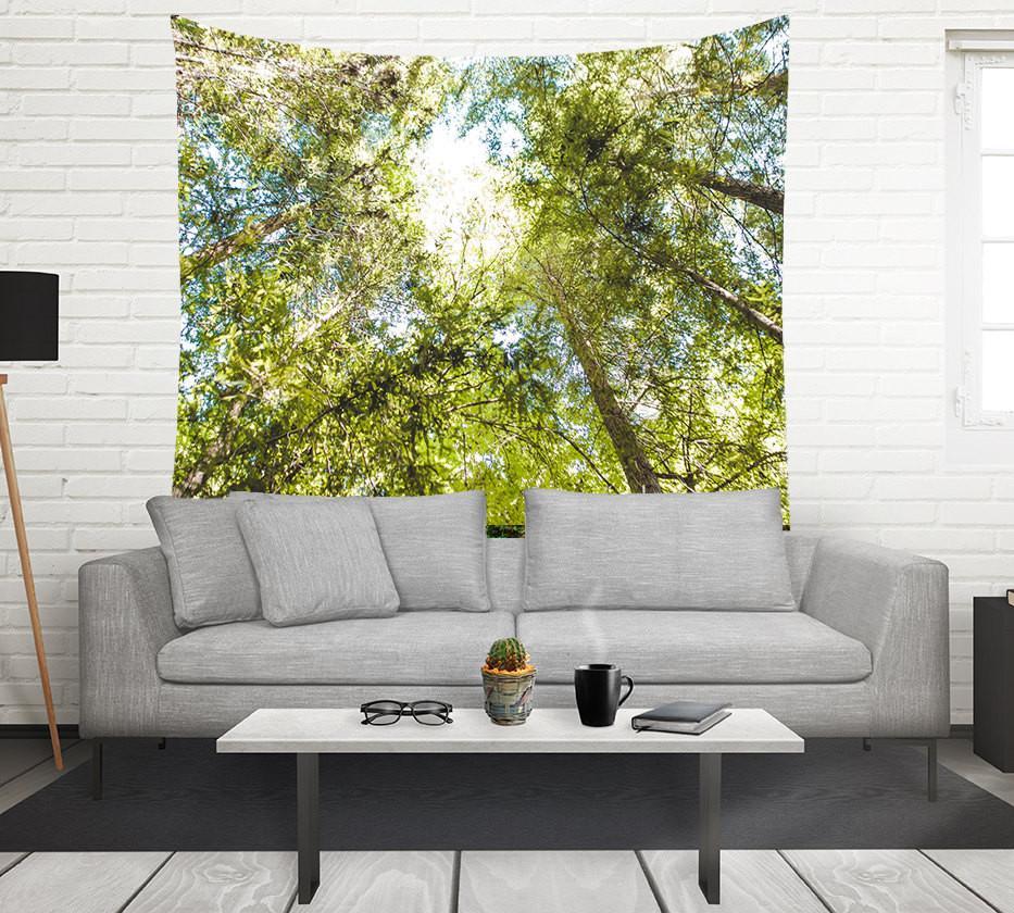 Sequoia Forest Canopy Wall Tapestry Lost In Nature