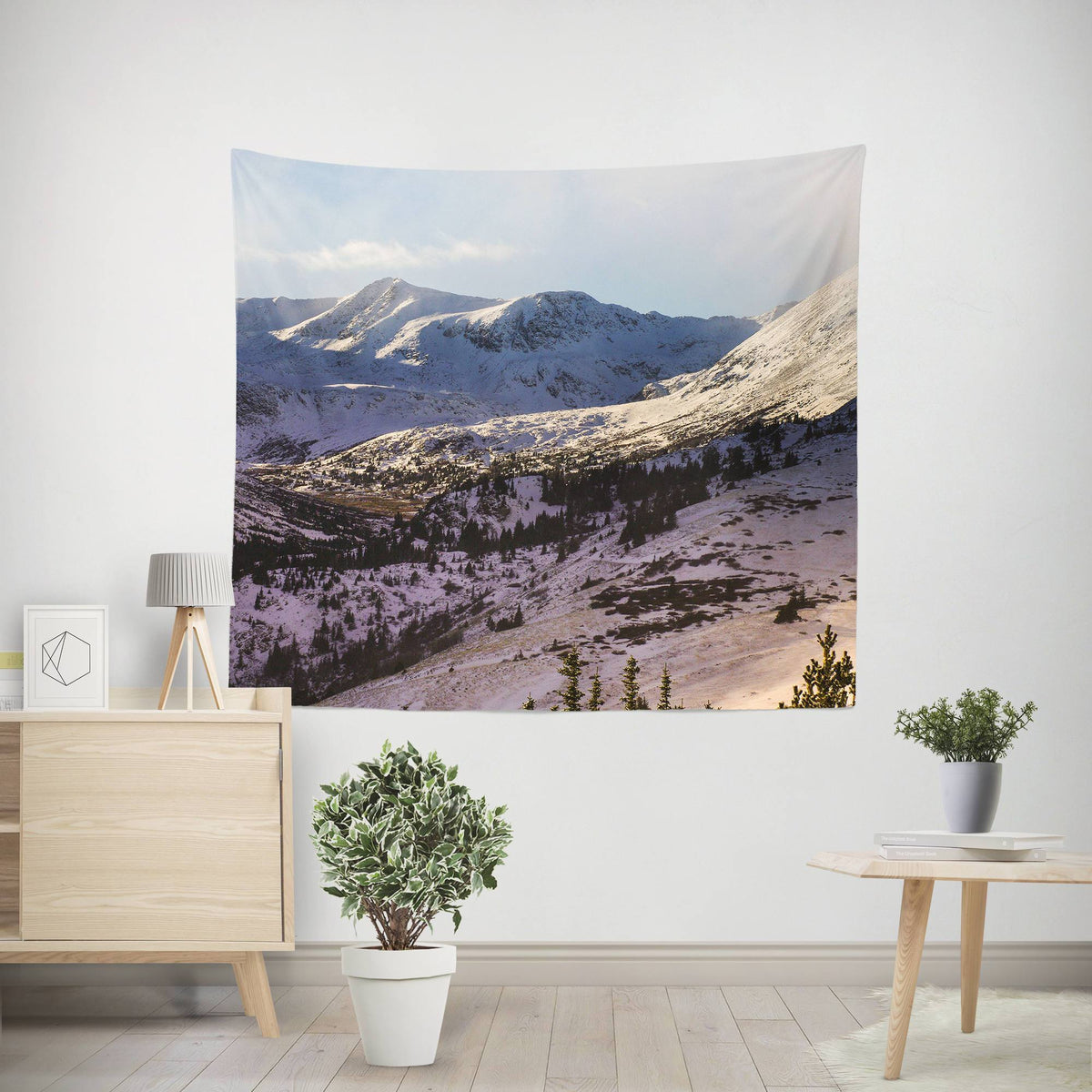 Shadow of the Mountain Wall Tapestry Lost In Nature