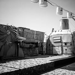 Slab City Stage Salton Sea California Art Print -