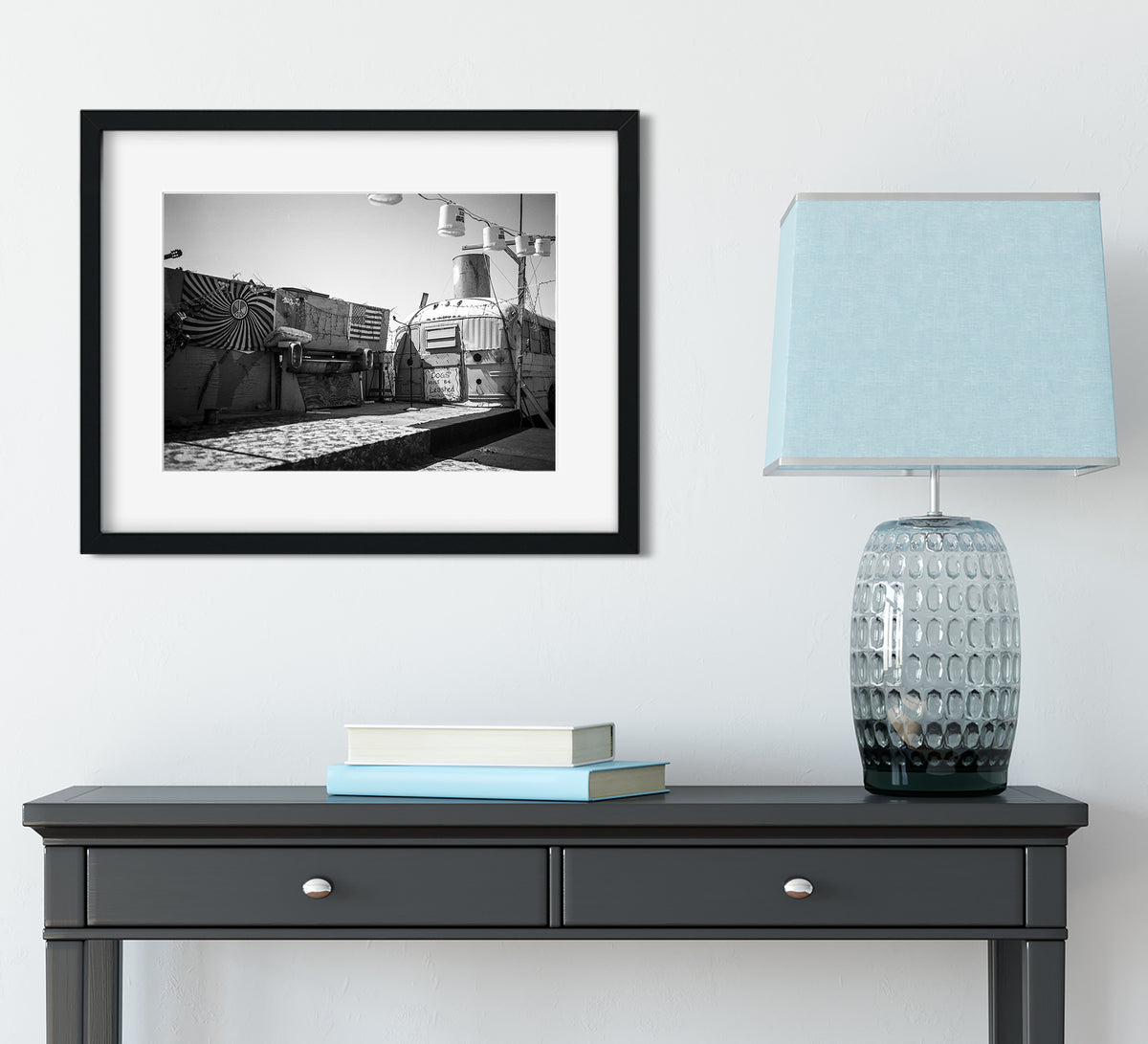 Slab City Stage Salton Sea California Art Print -