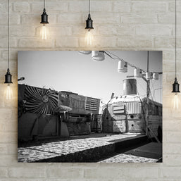 Slab City Stage Salton Sea California Art Print -