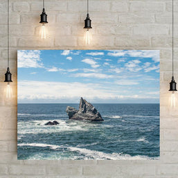 Solitude at Sea California Coast Wall Art Print -