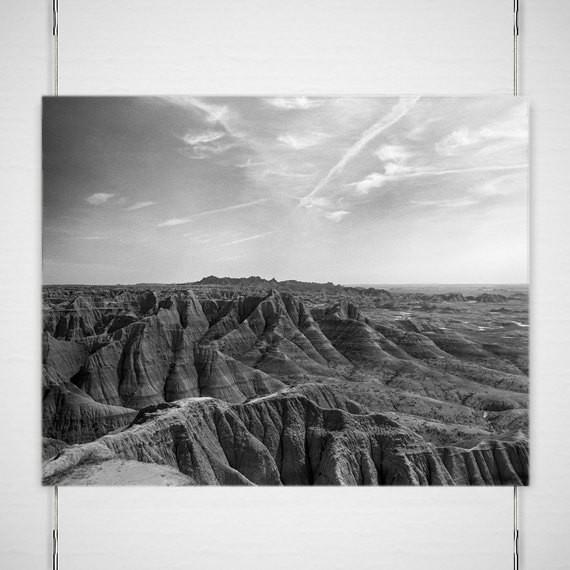 South Dakota Badlands Landscape Art Print - Photography