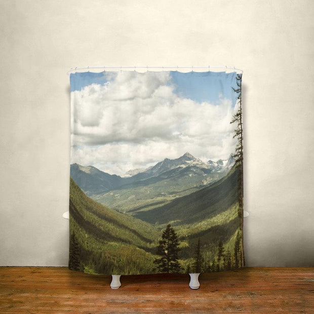 Canada Mountains Shower Curtain 71x74 inches The Great