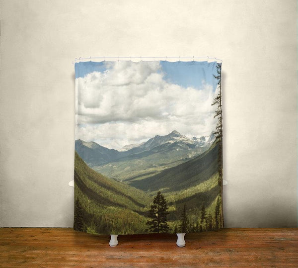 Canada Mountains Shower Curtain 71x74 inches The Great