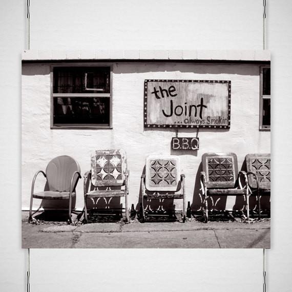 The Joint Black and White New Orleans Modern Wall Art -