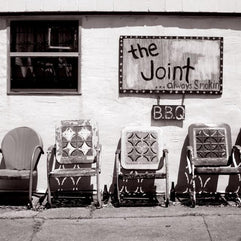 The Joint Black and White New Orleans Modern Wall Art -