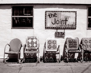 The Joint Black and White New Orleans Modern Wall Art -