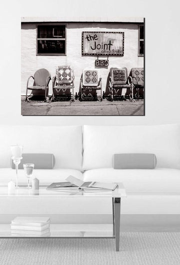 The Joint Black and White New Orleans Modern Wall Art -