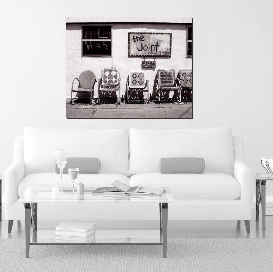 The Joint Black and White New Orleans Modern Wall Art -