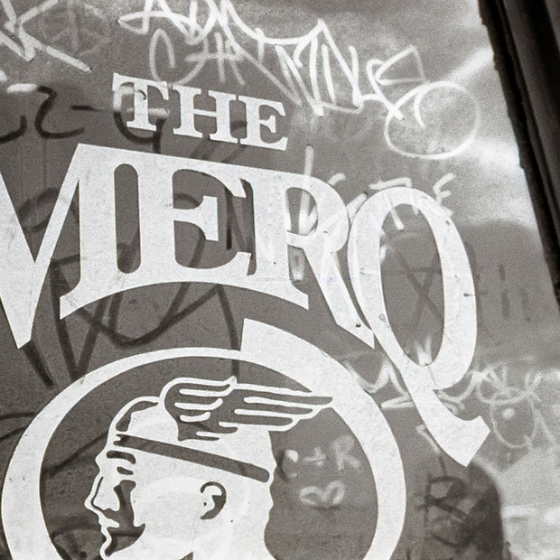 The Mercury Cafe Black and White Photo Print Spokane