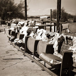 The Range, Slab City, Black and White Fine Art Print Lost Kat Photography