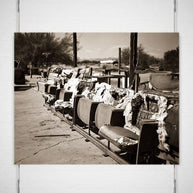 The Range, Slab City, Black and White Fine Art Print Lost Kat Photography