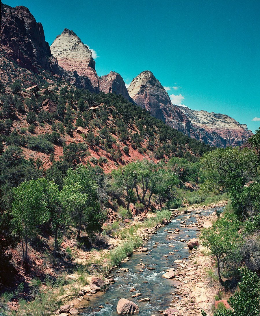 The Virgin River Zion National Park Fine Art Print -