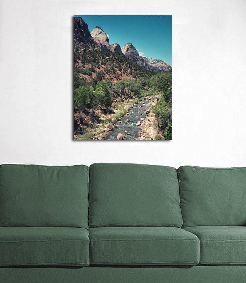 The Virgin River Zion National Park Fine Art Print -