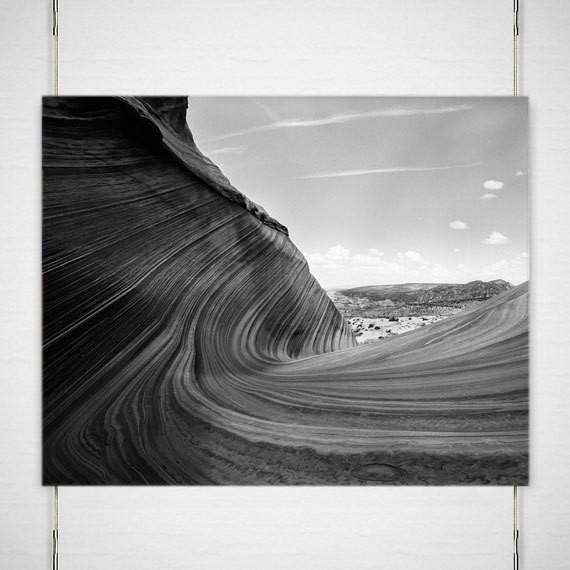 The Wave II Arizona Black and White Fine Art Photo