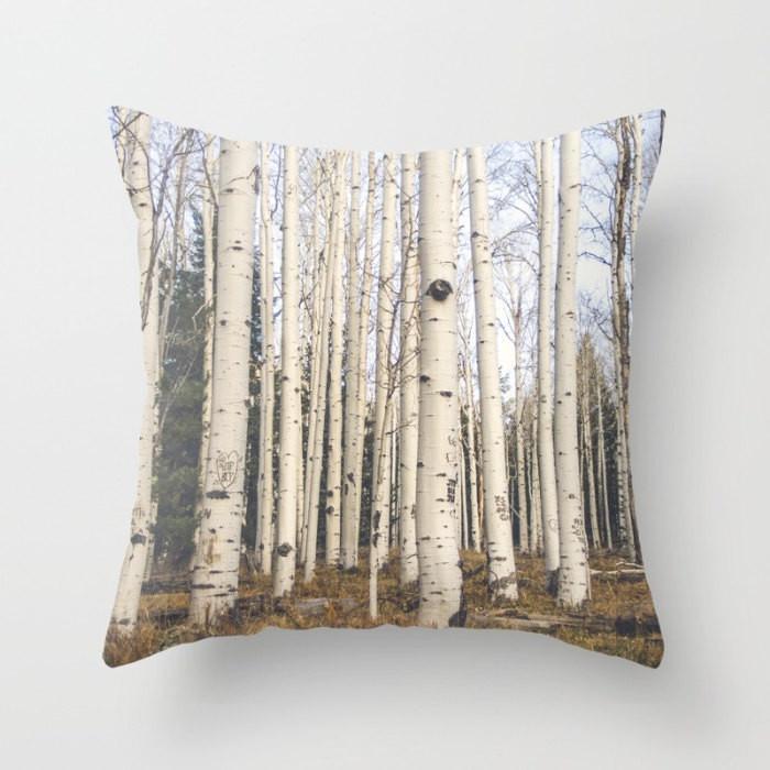 Trees of Reason Throw Pillow Lost In Nature