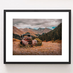Colorado Abandoned Truck Photo Print Silverton Mountains -