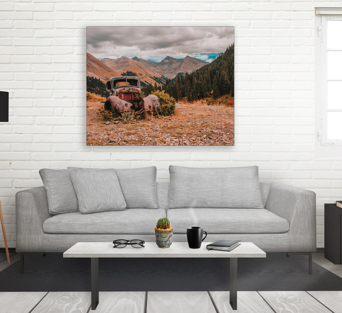 Colorado Abandoned Truck Photo Print Silverton Mountains -