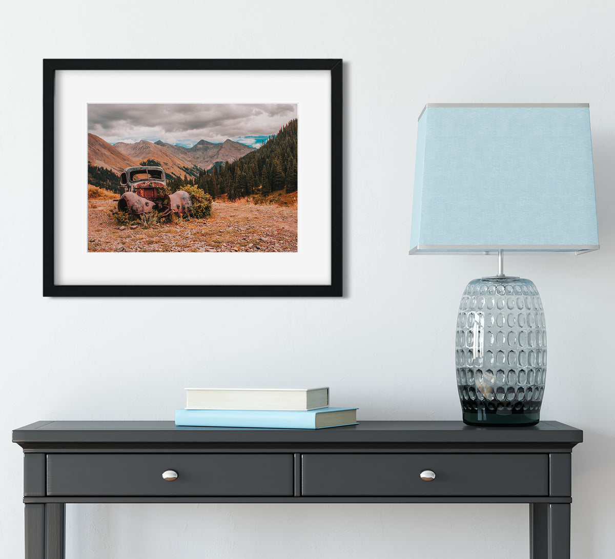 Colorado Abandoned Truck Photo Print Silverton Mountains -