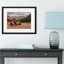 Colorado Abandoned Truck Photo Print Silverton Mountains -