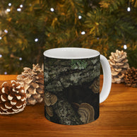 Turkey Tail Mushroom Coffee Mug Woodland Theme - Mugs
