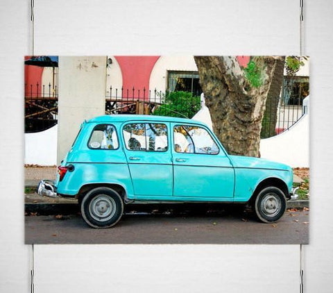 Turquoise Renault Argentina Automobile - Photography