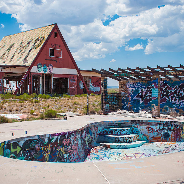 Graffiti Pool - Two Guns Arizona Photography
