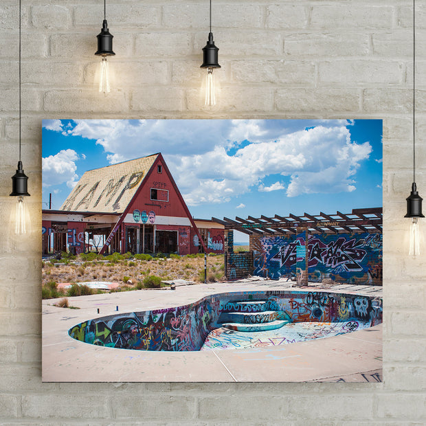Graffiti Pool - Two Guns Arizona Photography
