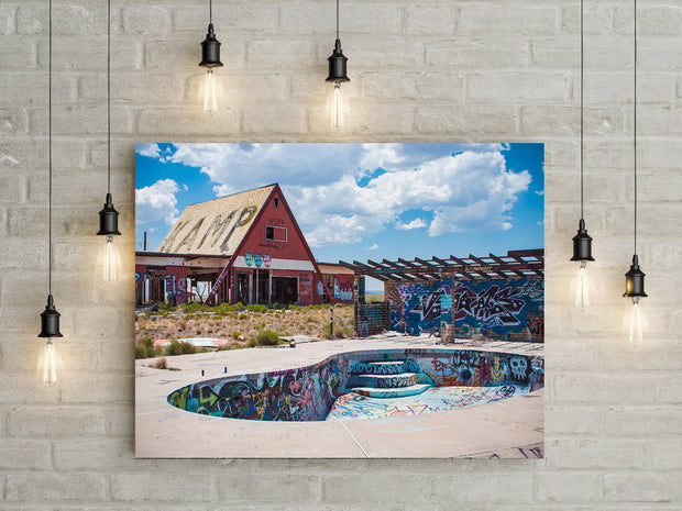 Graffiti Pool - Two Guns Arizona Photography