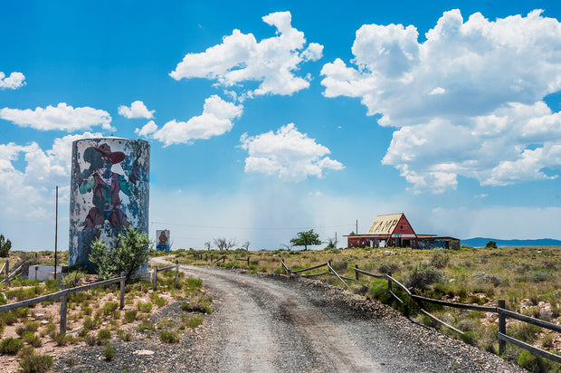 Storm Cloud Over Two Guns Arizona Art Print - Photography