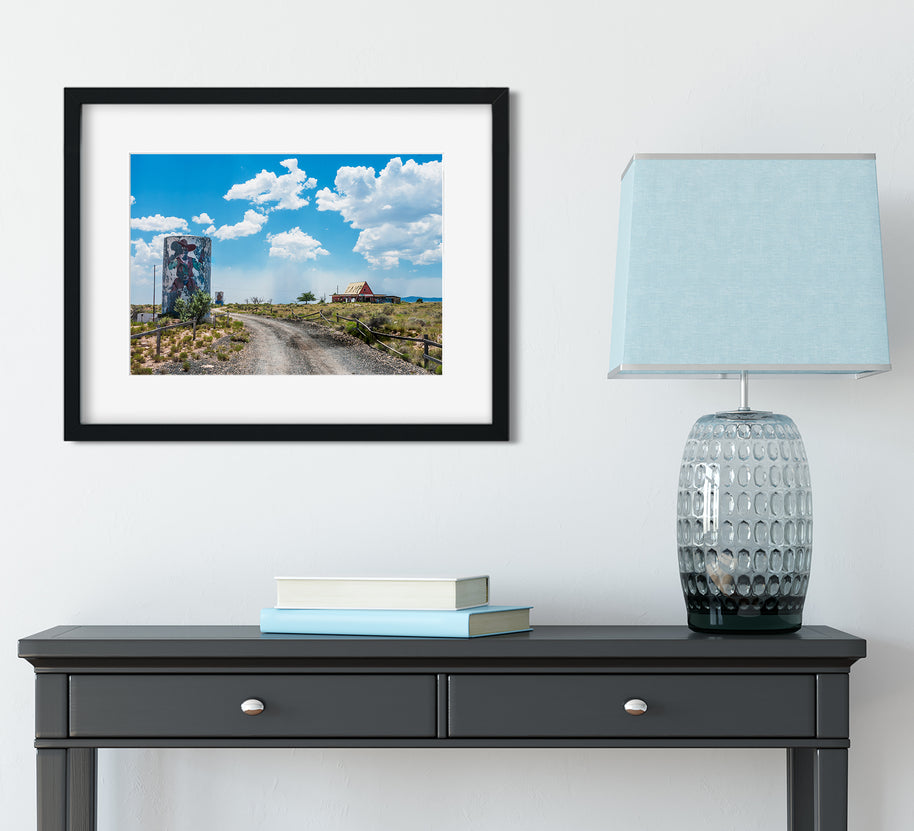 Storm Cloud Over Two Guns Arizona Art Print - Photography