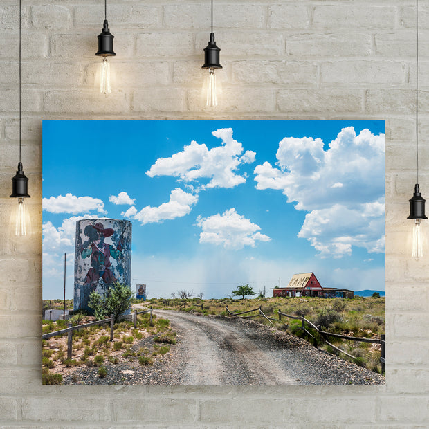 Storm Cloud Over Two Guns Arizona Art Print - Photography