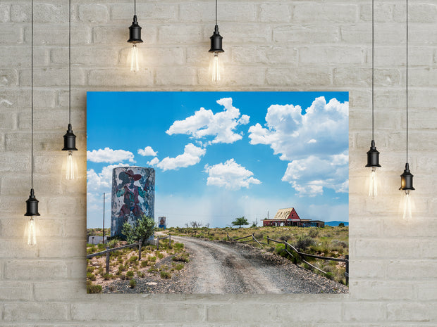 Storm Cloud Over Two Guns Arizona Art Print - Photography