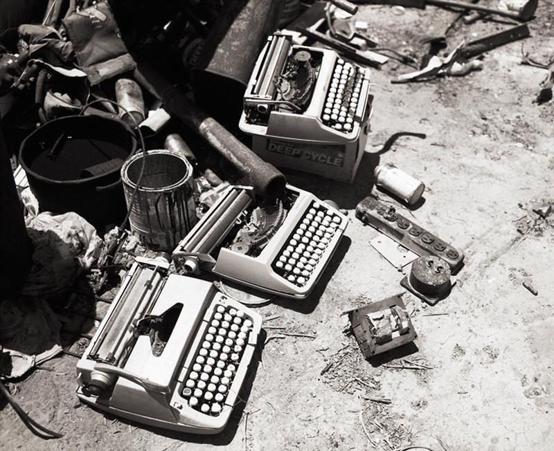 Typewriter Junkyard California Desert - Salton Sea / Slab