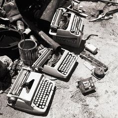 Typewriter Junkyard California Desert - Salton Sea / Slab