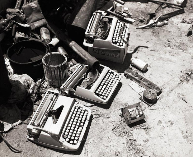 Typewriter Junkyard California Desert - Salton Sea / Slab