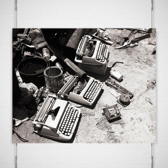 Typewriter Junkyard California Desert - Salton Sea / Slab