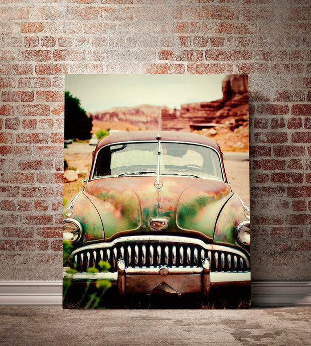 Utah Desert Buick, Vintage Car Photography Lost Kat Photography