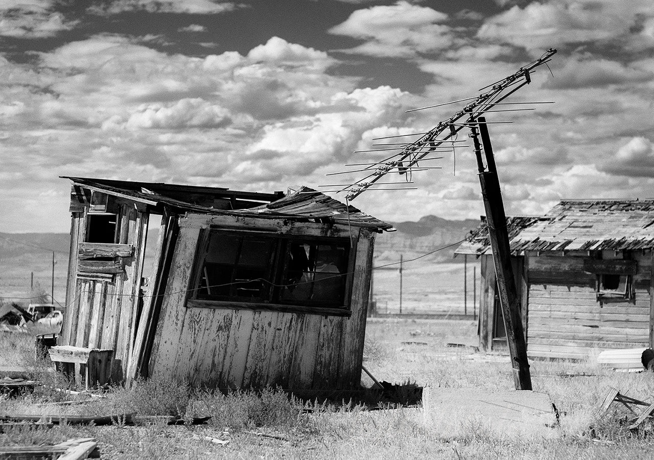 Leaning Shack Utah Ghost Town Wall Art Print - Photography
