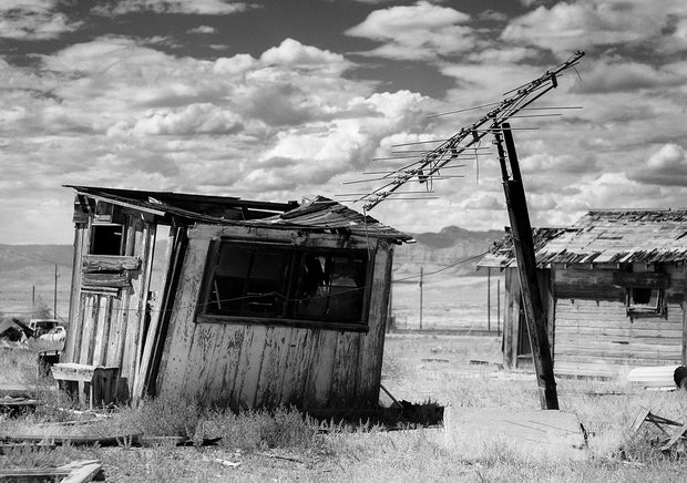 Leaning Shack Utah Ghost Town Wall Art Print - Photography