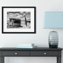 Leaning Shack Utah Ghost Town Wall Art Print - Photography