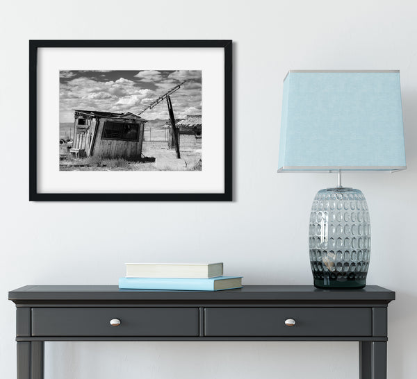 Leaning Shack Utah Ghost Town Wall Art Print - Photography