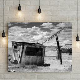 Leaning Shack Utah Ghost Town Wall Art Print - Photography