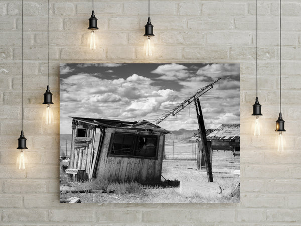 Leaning Shack Utah Ghost Town Wall Art Print - Photography