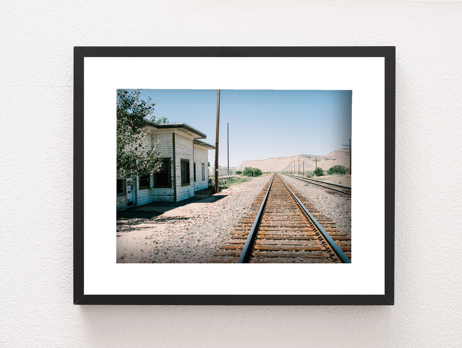 Utah Ghost Town Train Station Photo Print Southwest
